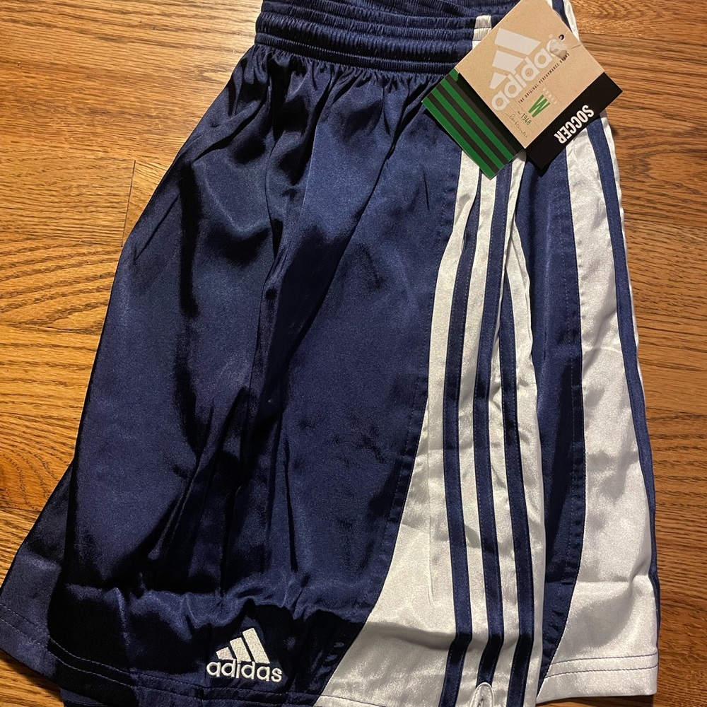 Adidas Navy blue Boca soccer shorts